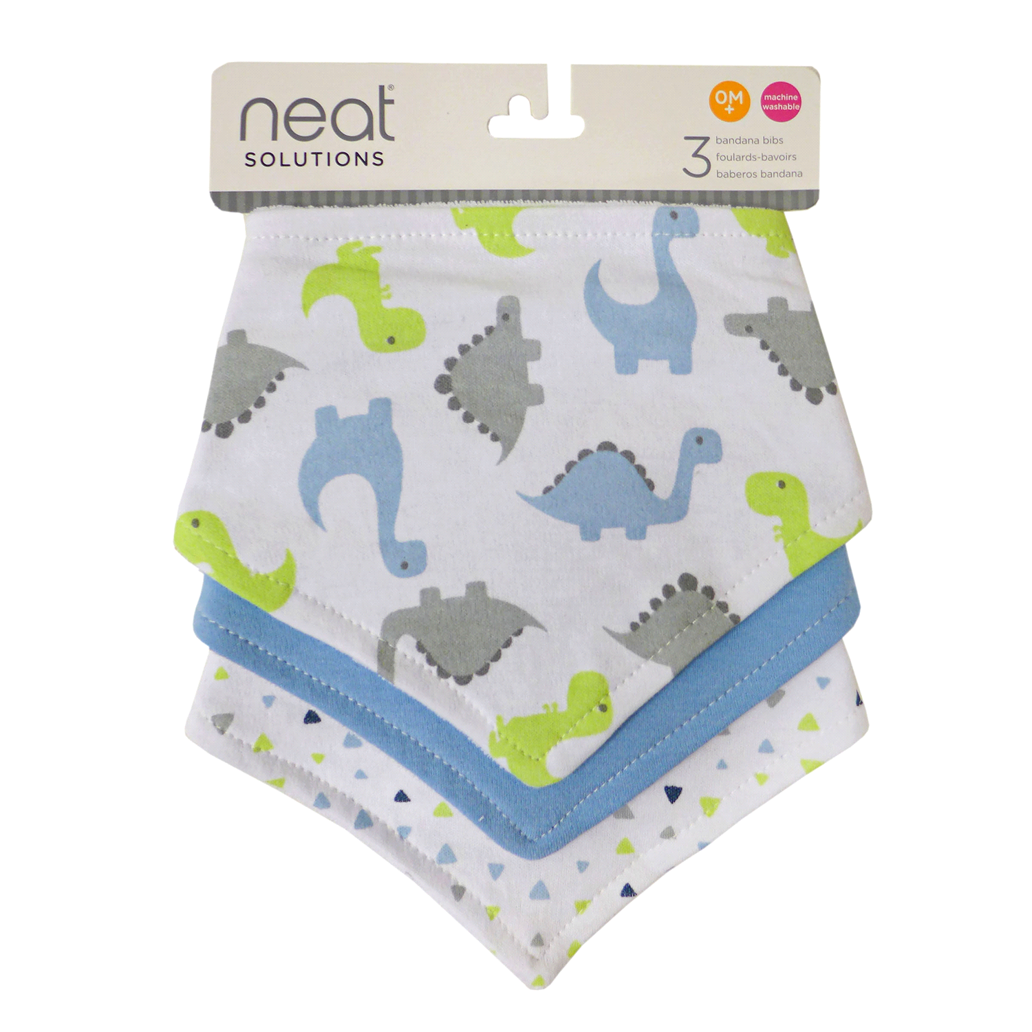 slide 1 of 2, Neat Solutions Baby Bandana Bibs, 3 ct