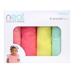 Neat Solutions Neat Sol 8Pk Bib Boy-Girl Asst Colors