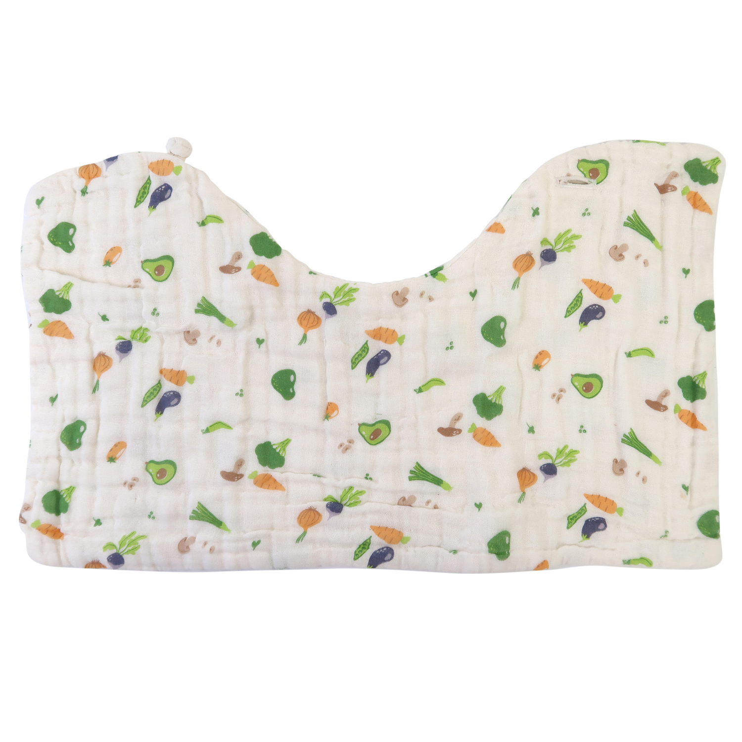 slide 4 of 6, Neat Solutions Neat Sol 2Pk Muslin Bib & Burp Cloth 2-In-1, 2 ct