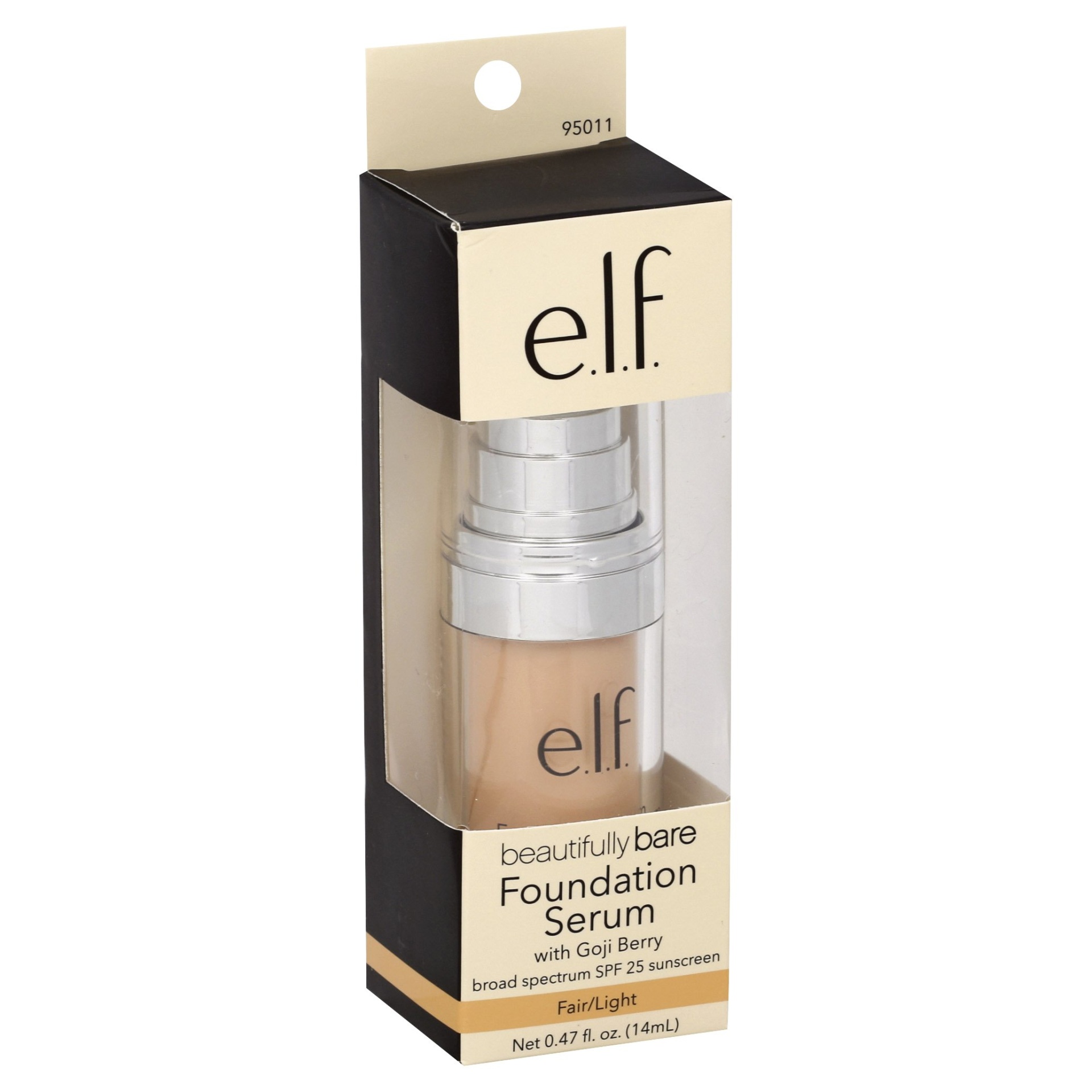 slide 1 of 7, e.l.f. Beautifully Bare Foundation Serum Fair/Light, 0.47 fl oz