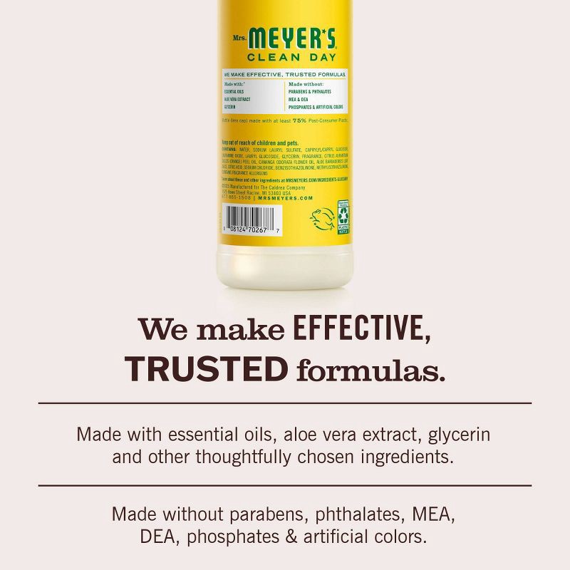 slide 5 of 8, Mrs. Meyer's Clean Day Honeysuckle Scent Liquid Dish Soap - 16 fl oz, 16 fl oz