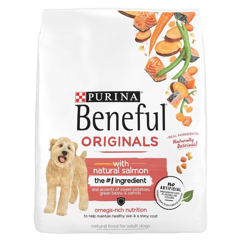 slide 1 of 1, Purina Beneful Originals Real Salmon Flavor Dry Dog Food - 28lbs, 28 lb