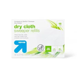 Floor Sweepers Dry Cloths - Unscented - 16ct - up&up™