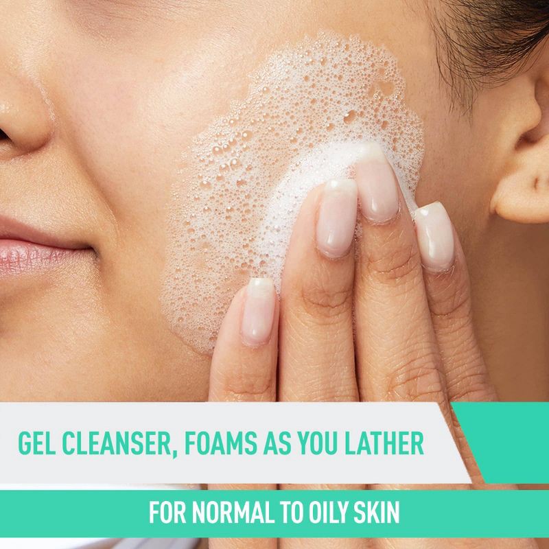 slide 14 of 14, CeraVe Foaming Face Wash with Hyaluronic Acid and Niacinamide for Oily Skin - 12 fl oz, 12 fl oz