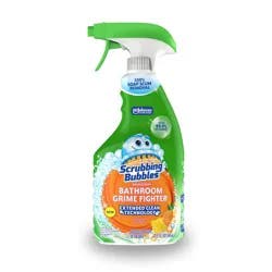Scrubbing Bubbles Bathroom Cleaner Disinfectant Spray Grime Fighter - Citrus - 32 fl oz: Shower, Toilet, Countertops, Bath Tub