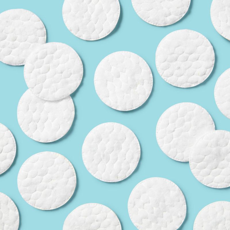 slide 2 of 4, Premium Cotton Rounds Nail Polish and Makeup Remover Pads - 100ct - up&up™, 100 ct