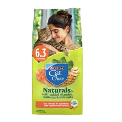 Purina Cat Chow Naturals Original Chicken Flavor Dry Cat Food - 6.3lbs
