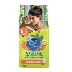 Purina Cat Chow Naturals Original Chicken Flavor Dry Cat Food - 6.3lbs