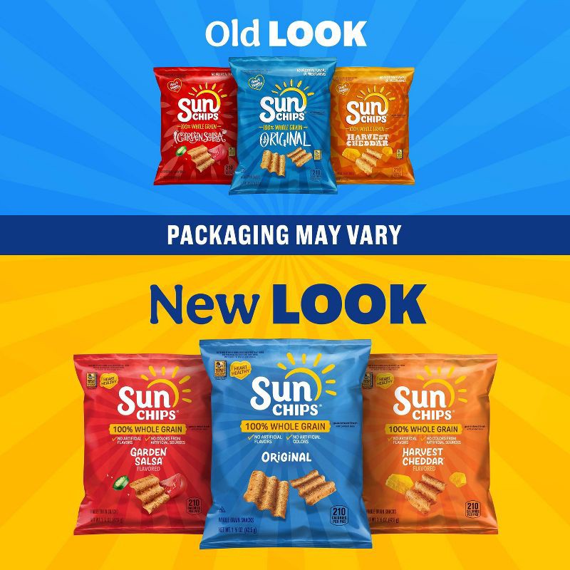 slide 3 of 7, SunChips Garden Salsa Flavored Wholegrain Snacks - 7oz, 7 oz