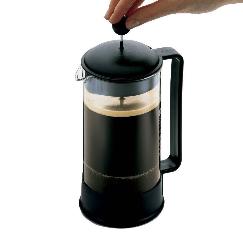 slide 2 of 4, Bodum Brazil 8 Cup 34oz French Press Coffee Maker Black, 34 oz