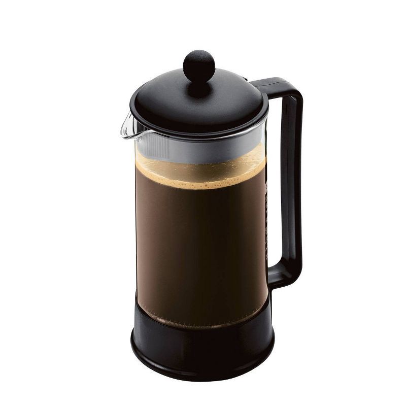 slide 3 of 4, Bodum Brazil 8 Cup 34oz French Press Coffee Maker Black, 34 oz