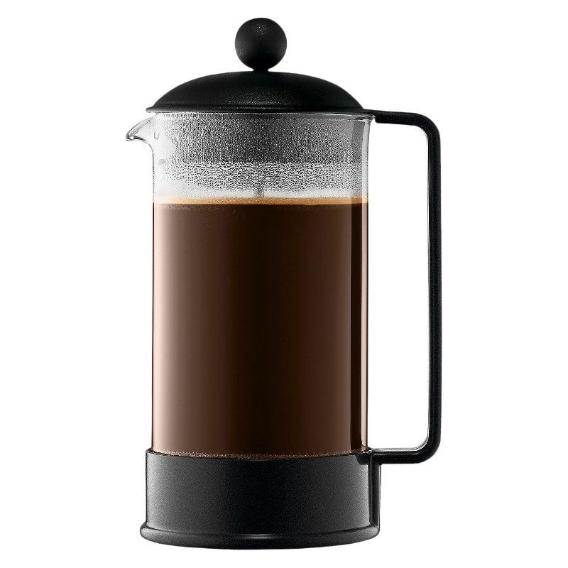 slide 1 of 4, Bodum Brazil 8 Cup 34oz French Press Coffee Maker Black, 34 oz