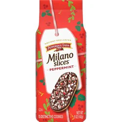 Pepperidge Farm Holiday Milano Slices Peppermint Cookies - 5oz