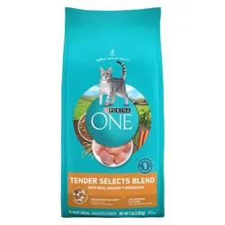 Purina ONE Tender Selects Natural Dry Cat Food with Real Chicken - 7lbs