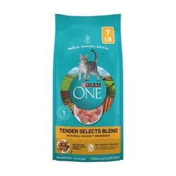 Purina ONE Tender Selects Natural Dry Cat Food with Real Chicken - 7lbs