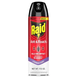 Raid Ant and Roach Killer Indoor Bug Spray - Lavender Scent - 17.5oz