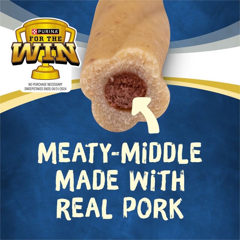 slide 3 of 10, Purina Busy Bone Tiny Chewy Pork Flavor Dog Treats - 10ct, 10 ct