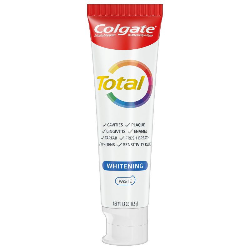 slide 16 of 22, Colgate Total Travel Size Whitening Paste Toothpaste - Trial Size - 1.4oz, 1.4 oz
