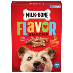 Milk-Bone Biscuits with Beef, Turkey, Sausage, Bacon and Chicken Flavor Crunchy Dog Treats - 24oz