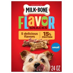 Milk-Bone Biscuits with Beef, Turkey, Sausage, Bacon and Chicken Flavor Crunchy Dog Treats - 24oz