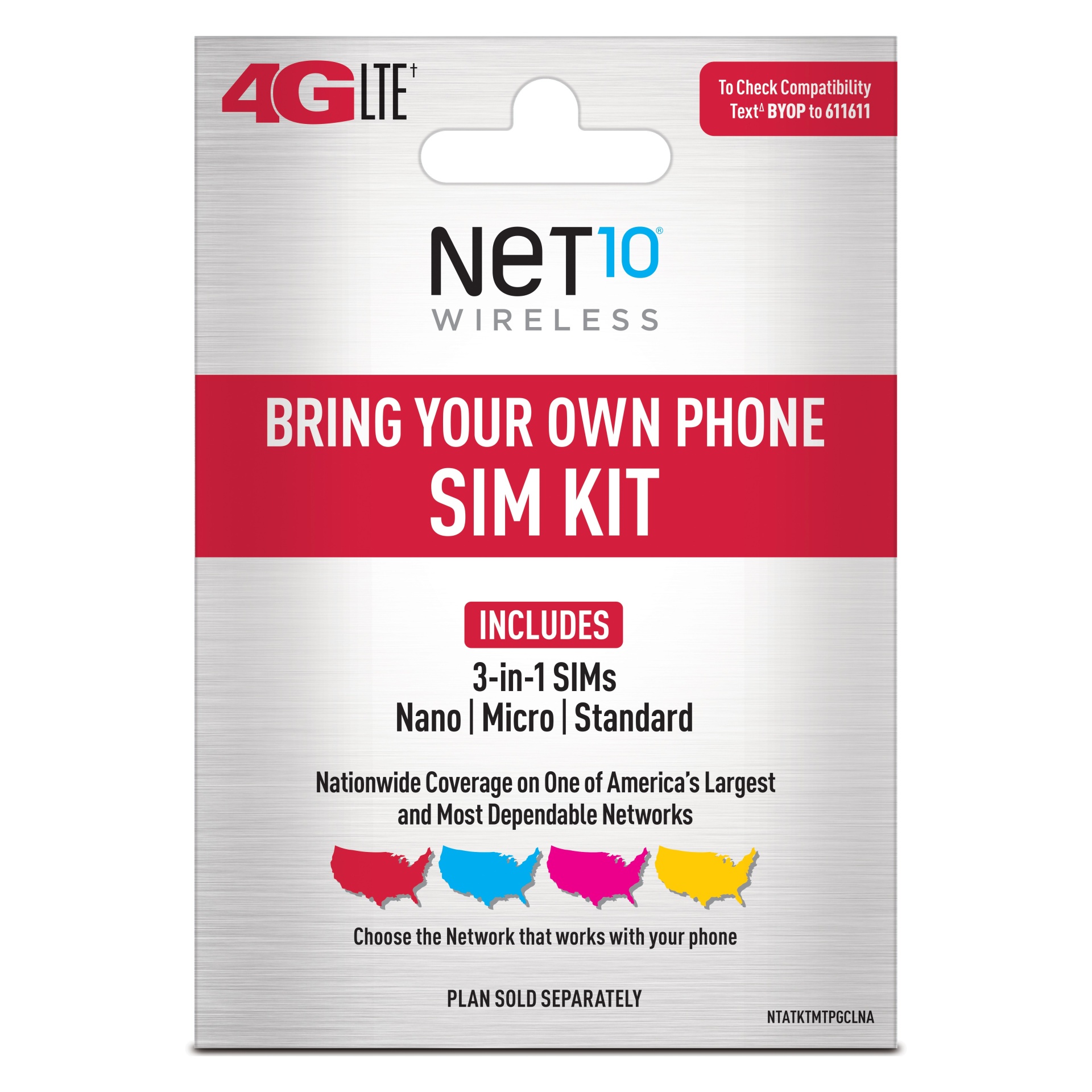 slide 1 of 2, Net10 Bring Your Own Phone SIM Activation Kit, 1 ct