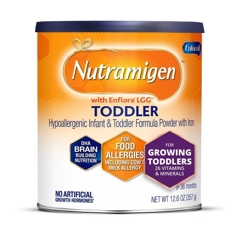 slide 7 of 7, Enfamil Nutramigen Hypoallergenic Powder Toddler Formula - 12.6oz, 12.6 oz