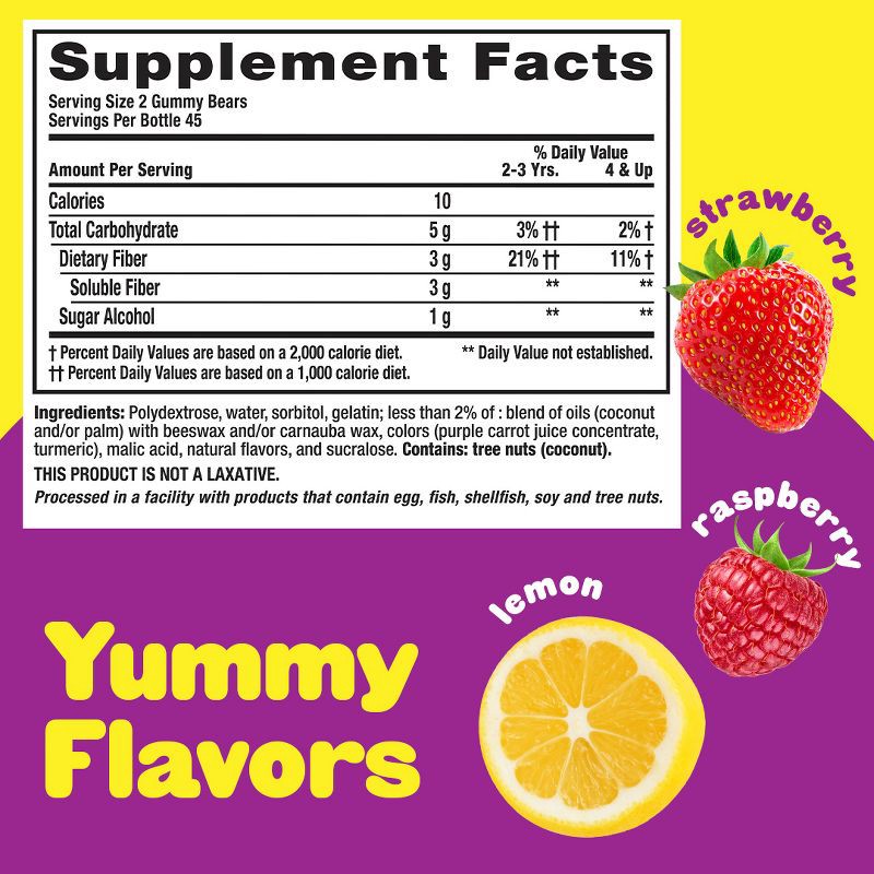 slide 6 of 10, L'il Critters Fiber Gummies - Fruit Flavors - 90ct, 90 ct