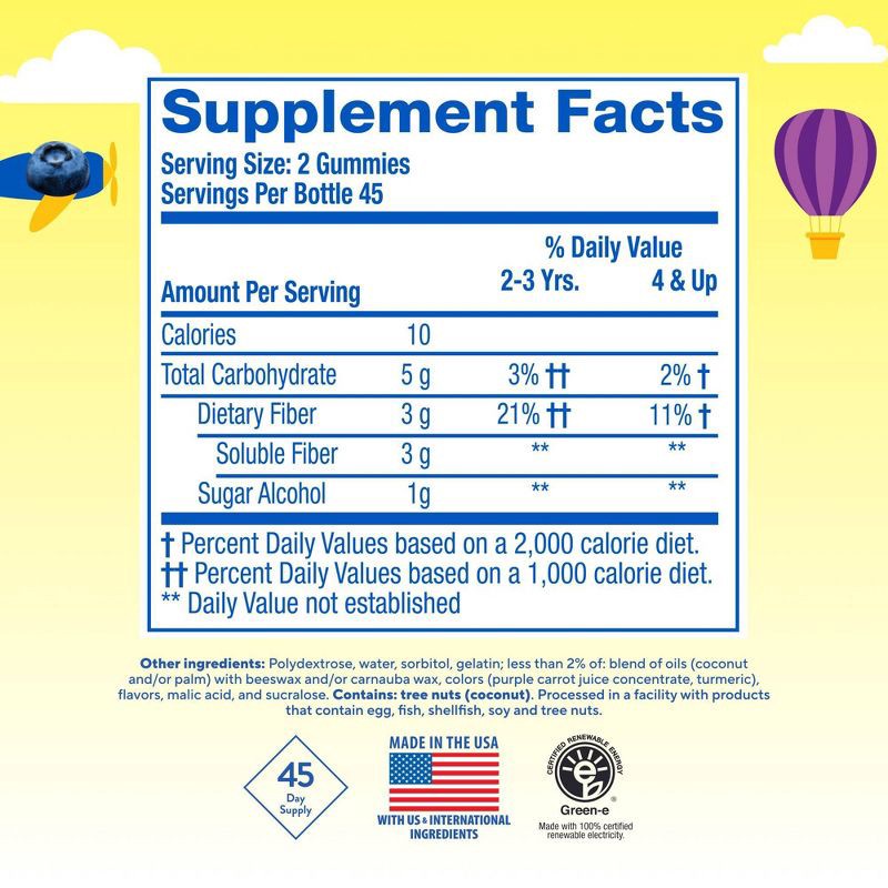 slide 8 of 10, L'il Critters Fiber Gummies - Fruit Flavors - 90ct, 90 ct