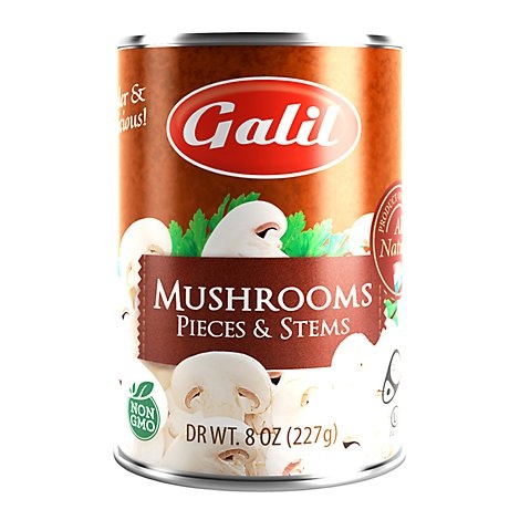slide 1 of 1, Galil Mushrooms Pieces & Stems - 8 oz, 8 oz
