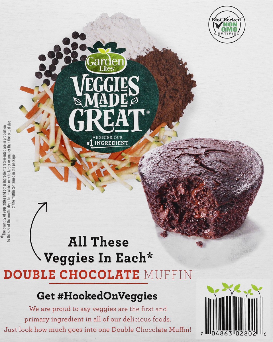 slide 5 of 9, Veggies Made Great Garden Lites Chocolate Muffins, 4 ct