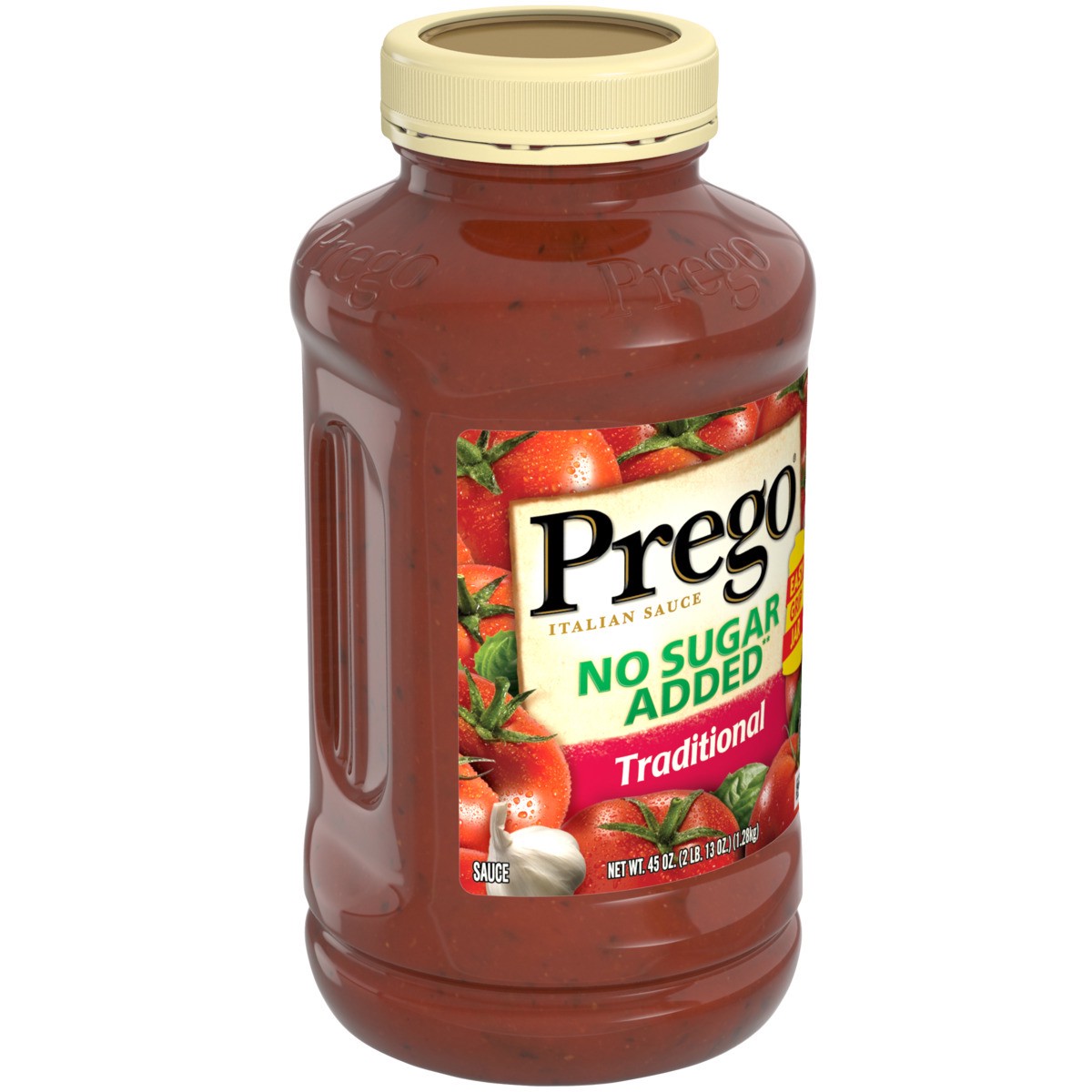 slide 9 of 9, Prego No Sugar Added Traditional Italian Sauce, 45 oz