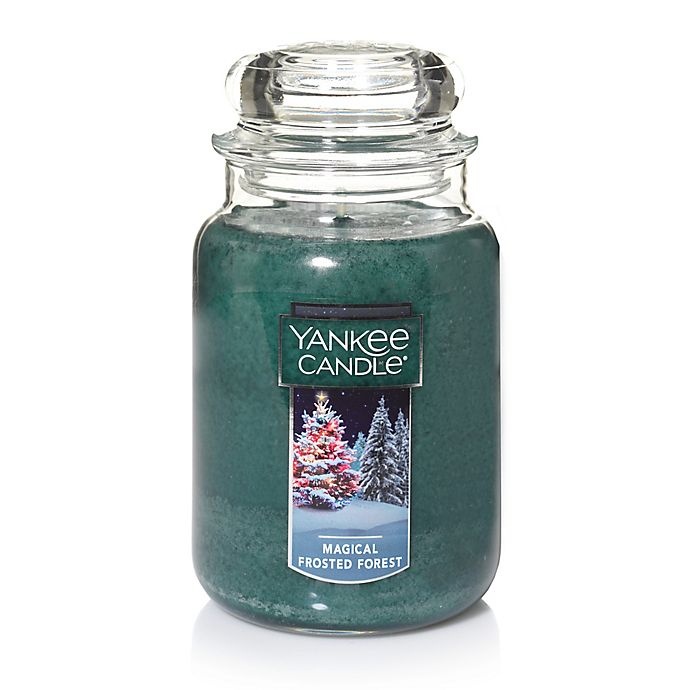 slide 1 of 1, Yankee Candle Housewarmer Magical Frosted Forest Large Classic Jar Candle, 1 ct