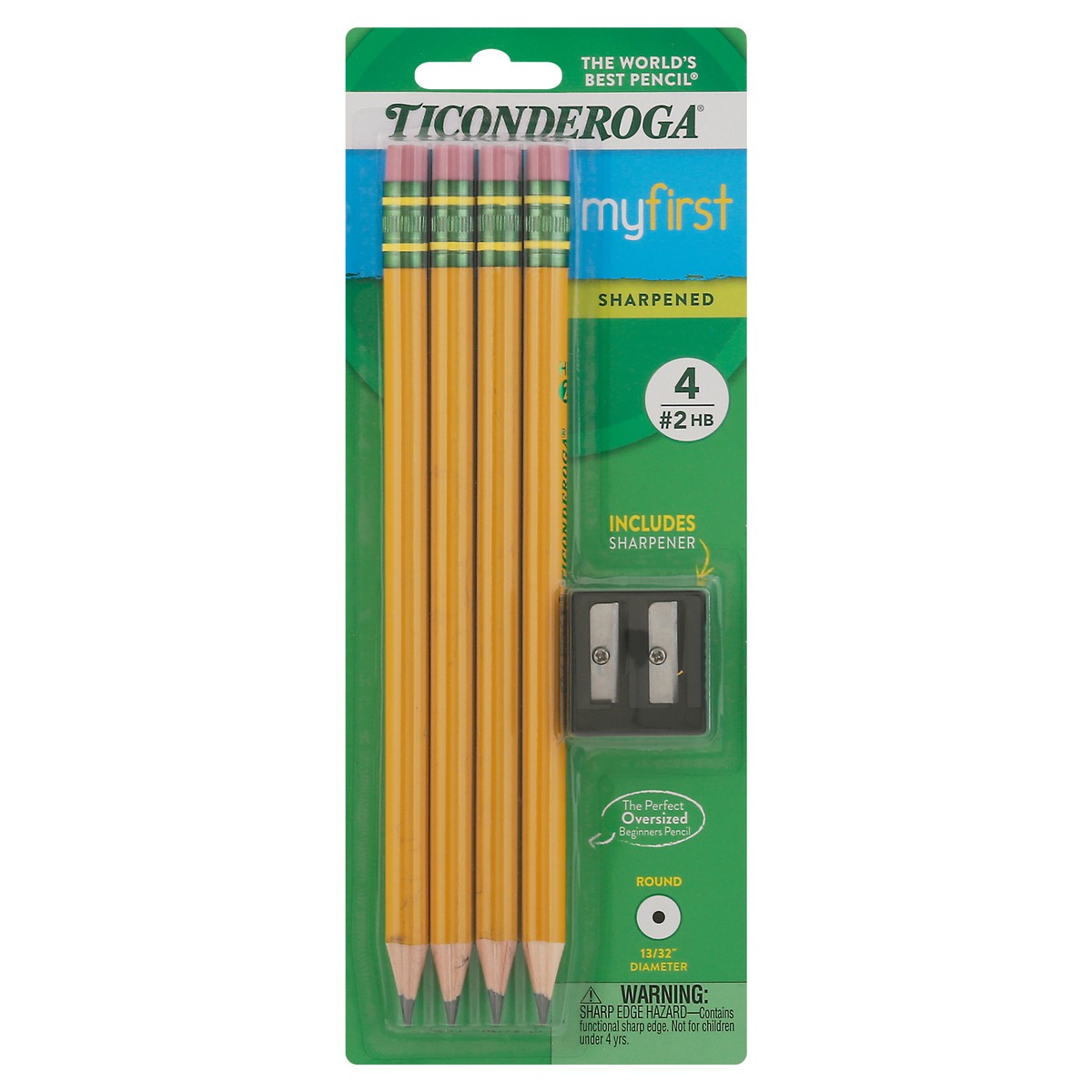 slide 1 of 1, Ticonderoga Sharpened HB 2 Pencils 5 ea, 4 ct