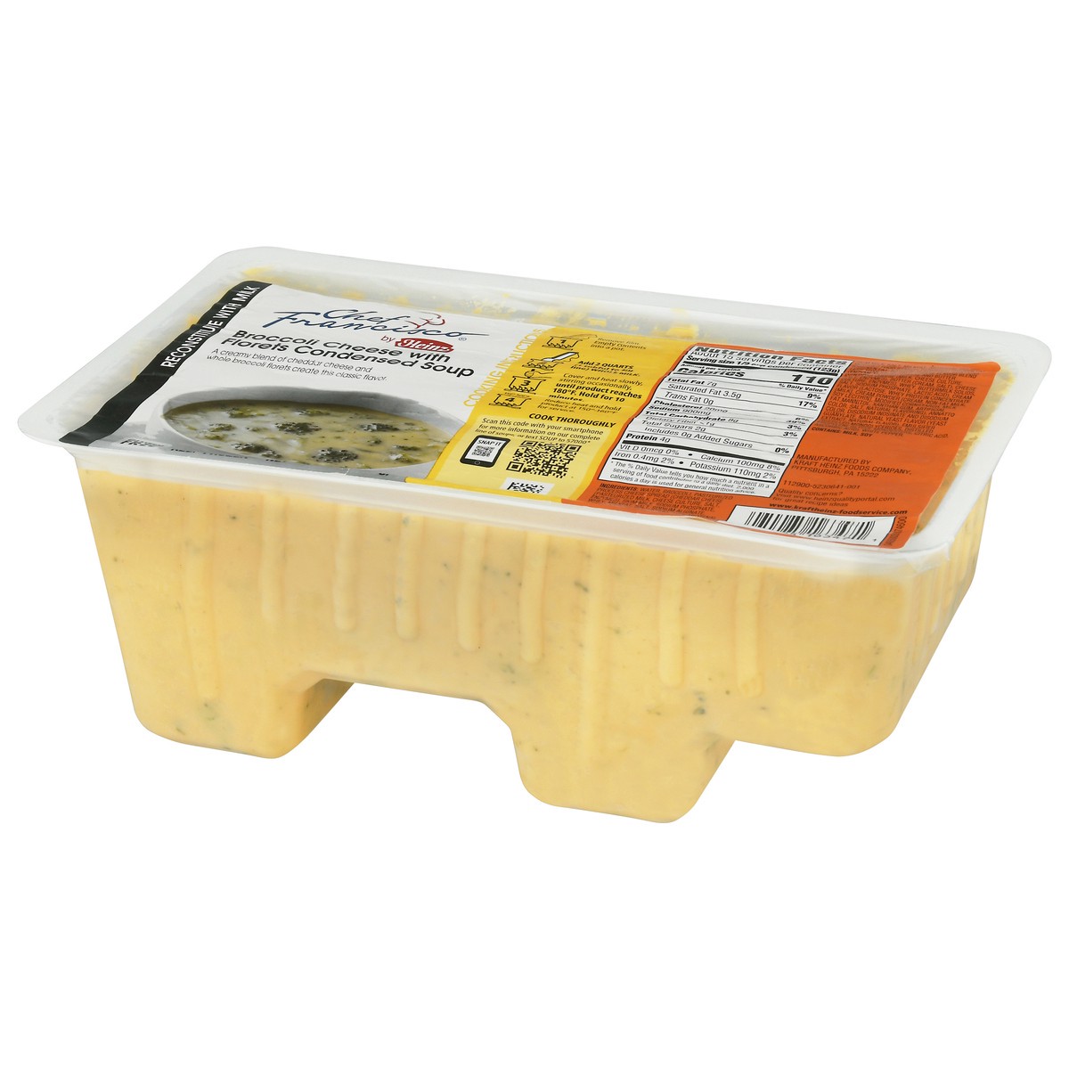 slide 11 of 14, Chef Francisco Broccoli Cheese with Florets Condensed Soup 4 lb, 4 lb