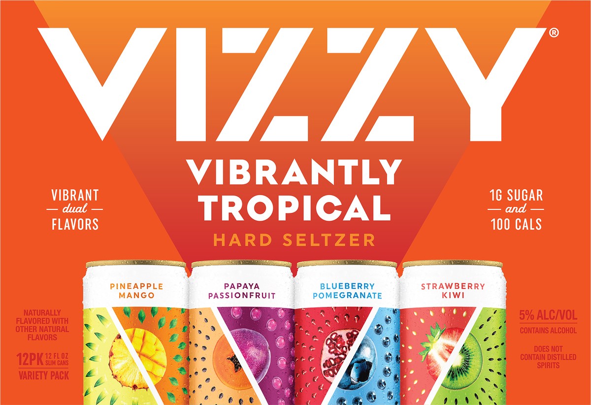 slide 2 of 9, Vizzy Hard Seltzer, 12 ct; 12 fl oz