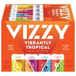 Vizzy Hard Seltzer, Variety Pack, 12 Pack