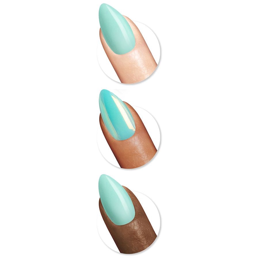 slide 3 of 5, Sally Hansen Salon Effects Perfect Press-On Almond Nails - Making a Splash, 1 ct