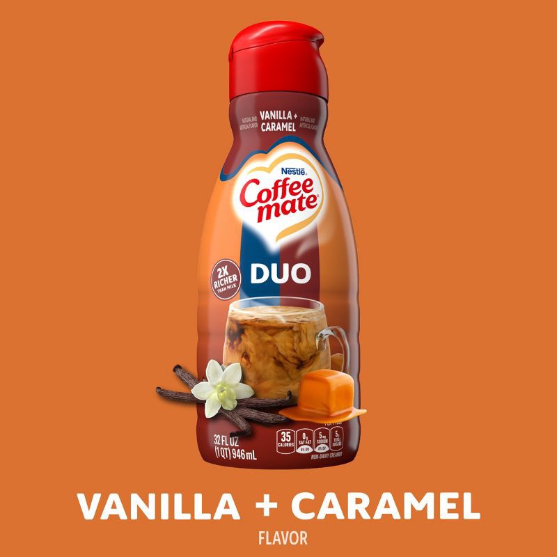 slide 3 of 11, Coffee mate Vanilla Caramel Coffee Creamer - 1qt (32 fl oz), 1 qt, 32 fl oz