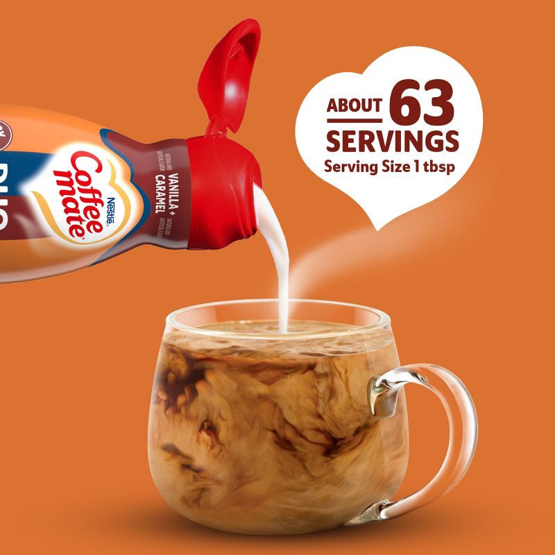 slide 4 of 11, Coffee mate Vanilla Caramel Coffee Creamer - 1qt (32 fl oz), 1 qt, 32 fl oz