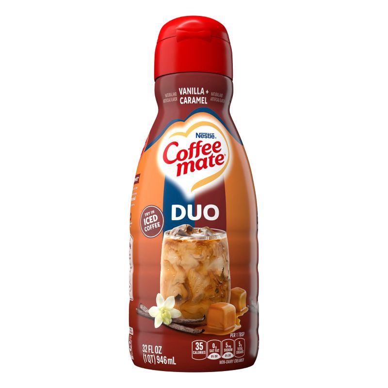 slide 9 of 11, Coffee mate Vanilla Caramel Coffee Creamer - 1qt (32 fl oz), 1 qt, 32 fl oz