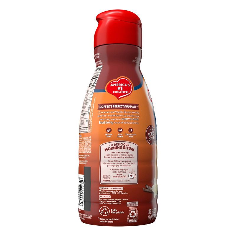 slide 10 of 11, Coffee mate Vanilla Caramel Coffee Creamer - 1qt (32 fl oz), 1 qt, 32 fl oz