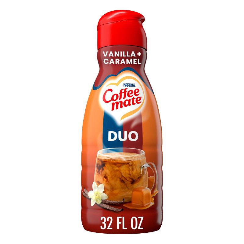 slide 1 of 11, Coffee mate Vanilla Caramel Coffee Creamer - 1qt (32 fl oz), 1 qt, 32 fl oz