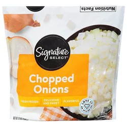 Signature Select Onions Chopped - 12 Oz