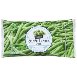 Signature Select Beans Green Cut - 32 Oz