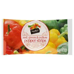 Signature Select Pepper Strips Red Green Yellow - 14 Oz