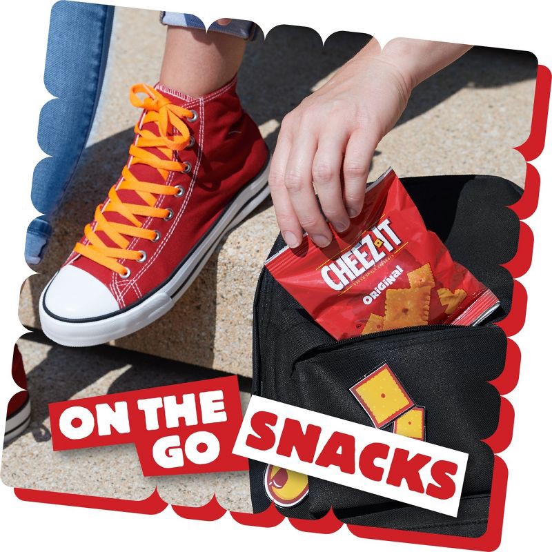 slide 5 of 9, Cheez-It Original Baked Snack Crackers - 1oz - 20ct, 1 oz, 20 ct