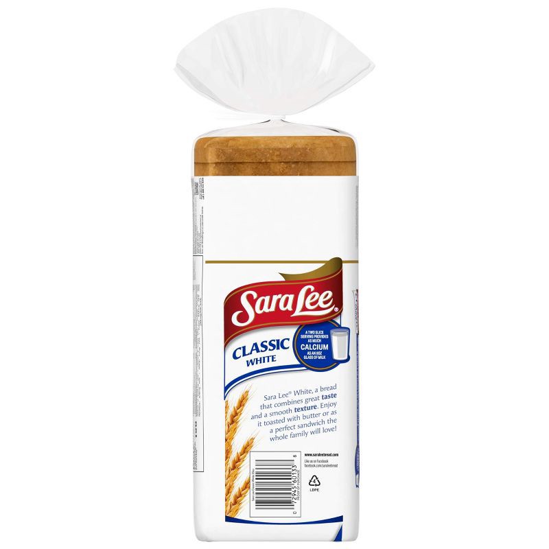 slide 5 of 11, Sara Lee Classic White Bread - 20oz, 20 oz