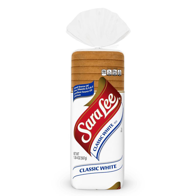 slide 11 of 11, Sara Lee Classic White Bread - 20oz, 20 oz