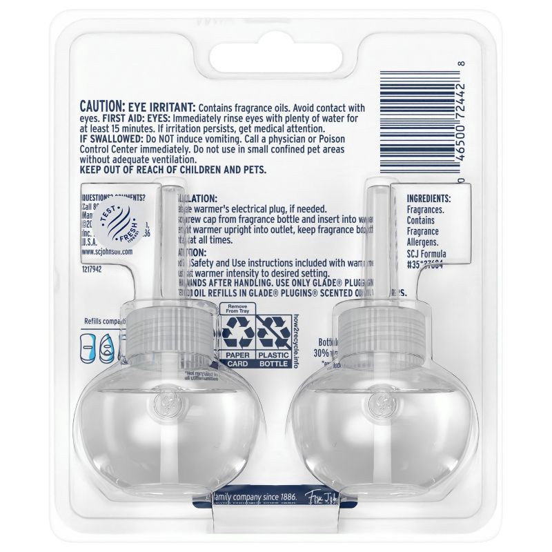slide 3 of 16, Glade Air Freshener Plug Ins Scented Oil Diffuser Refills - Cashmere Woods - 1.34 fl oz/2pk, 2 ct; 1.34 fl oz