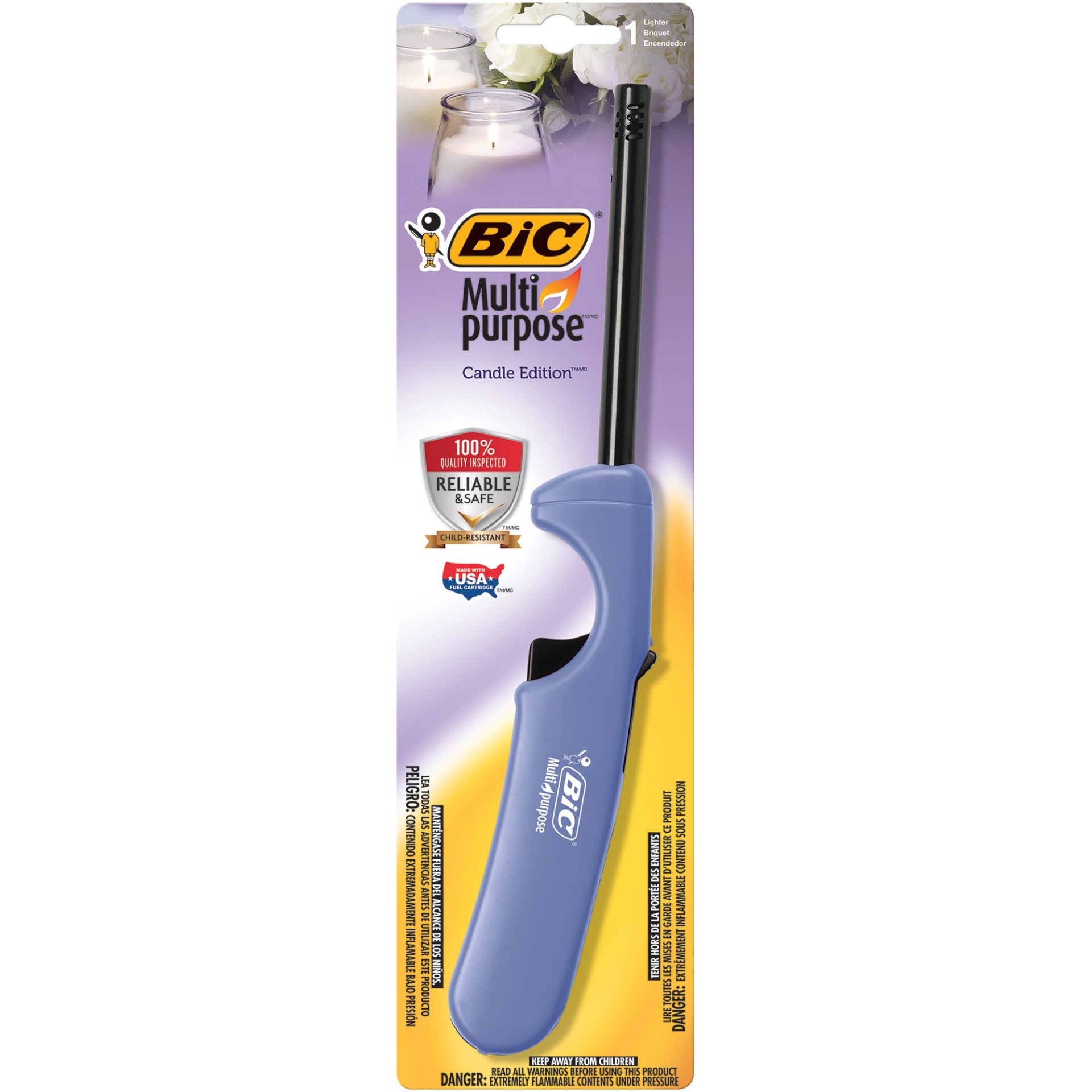 slide 1 of 8, BIC Multi Purpose Candle Lighter, 1 ct